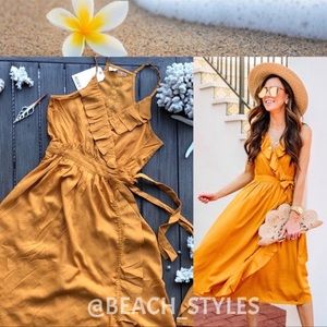 🌴🔆Roxy- ROOF TOP SUNRISE WRAP DRESS